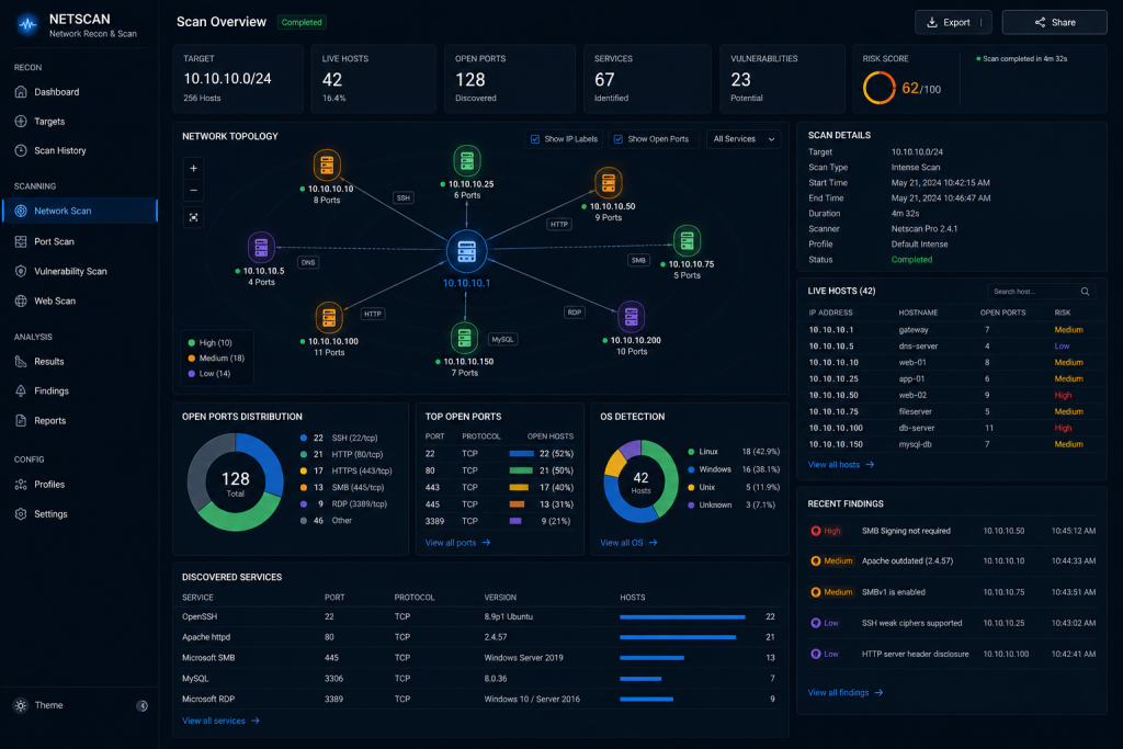 Network Scan Visualization